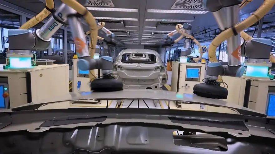 Ford is using cobots in car production