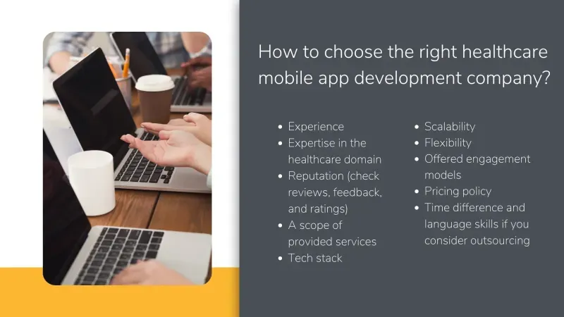How to choose the right healthcare mobile app development company?