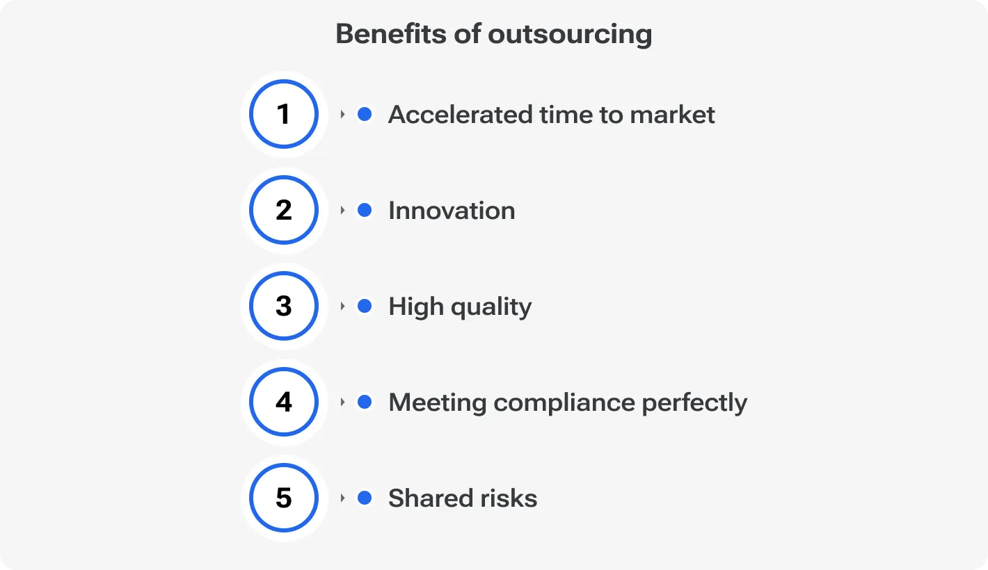 Benefits of outsourcing